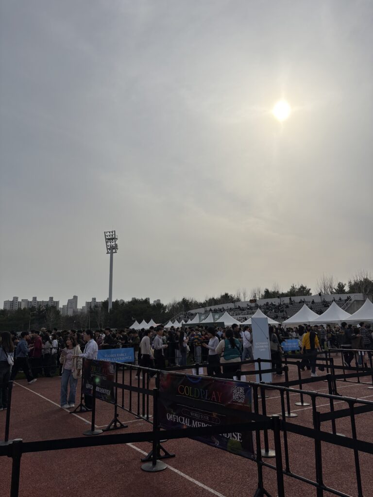 콜드플레이 내한공연 25년 4월